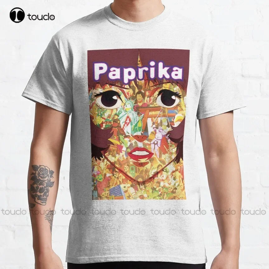 Men'S Fashion Oversized T Shirt - Paprika Paprika Cartoon Anime Film Farbiges