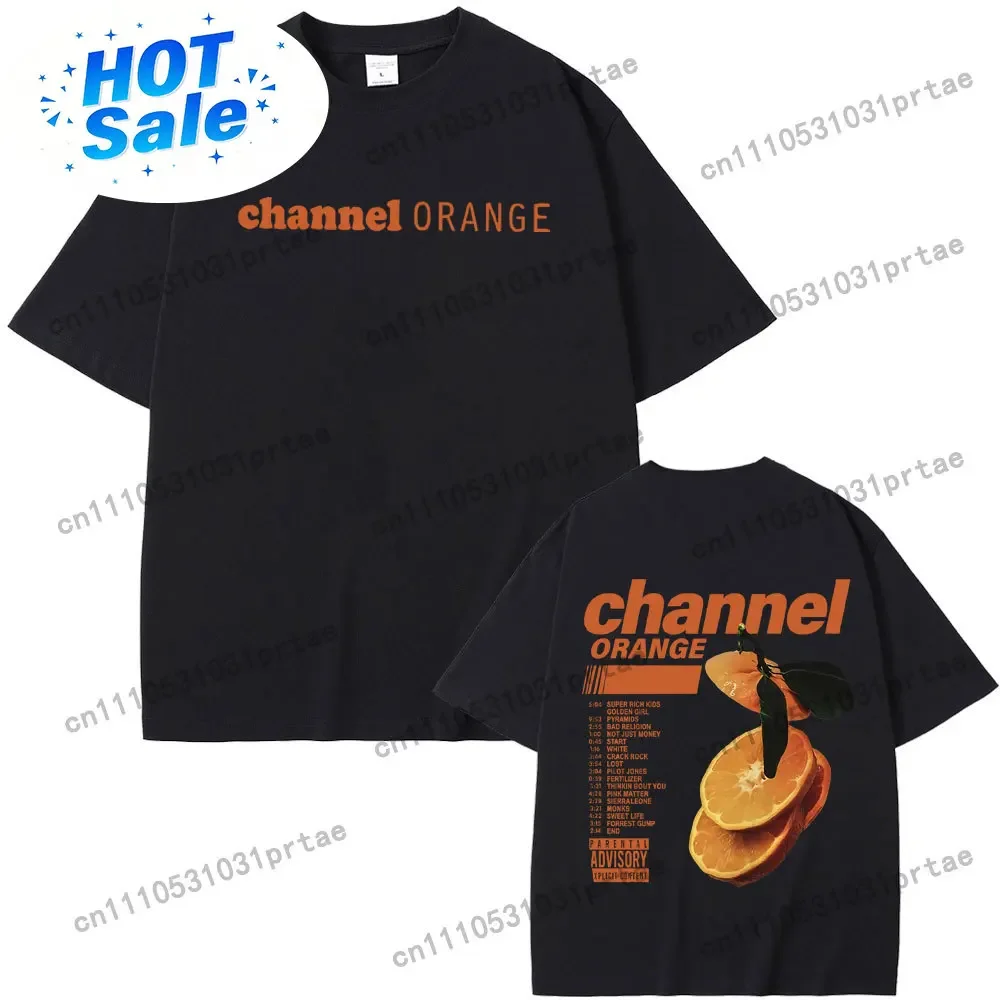 Men'S Fashion Oversized T Shirt - Rapper Frank Channel Orange Grafik-Print T-Shirt
