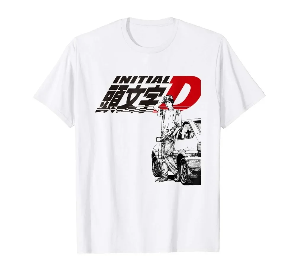 Men'S Fashion Website - Initial D T-Shirt Sommermode Kurzarm-T-Shirts Markenkleidung