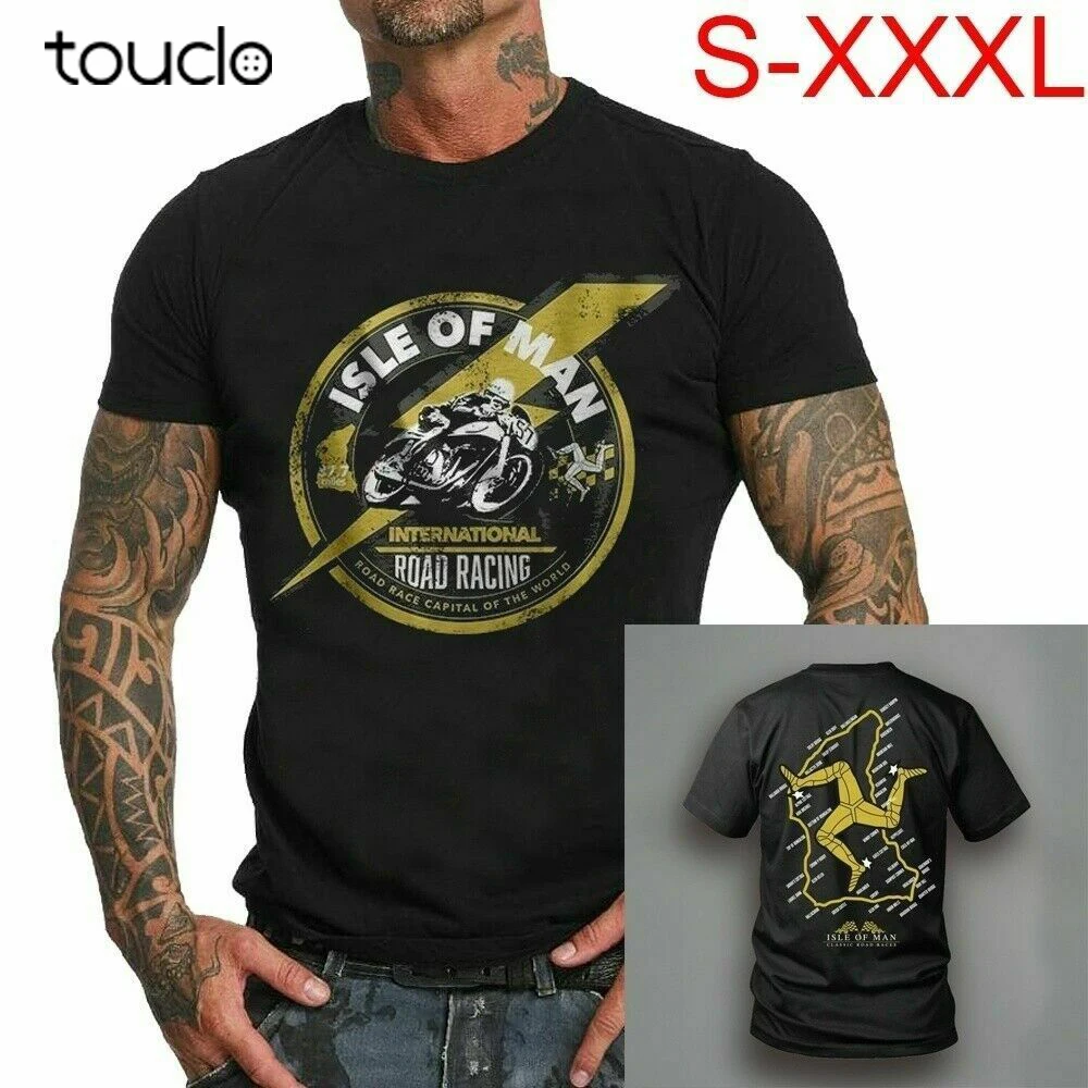 Men'S Fashion Oversized T Shirt - Isle of Man Classic Tt Vintage