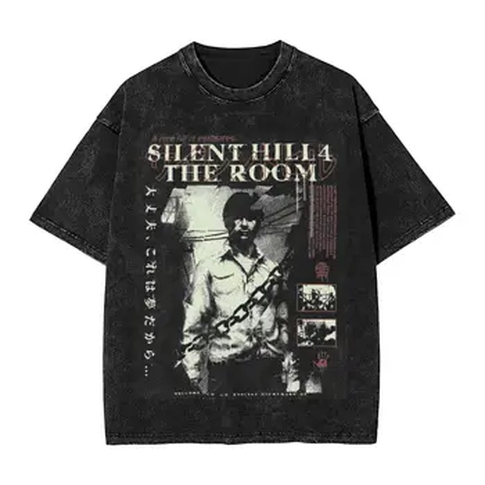 Men'S Fashion Oversized T Shirt - Übergroßes SILENT HILL 4 Bekleidungs-T-Shirt für