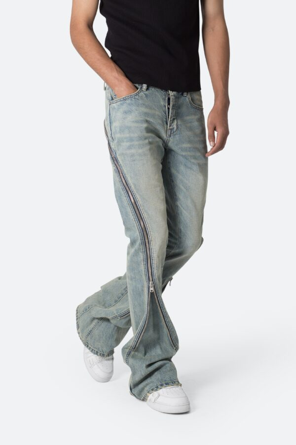 Men'S Fashion Grey Jeans - Europäisch-Amerikanische Vier-Jahreszeiten-Mode für Männer: Schwarze, Graue,
