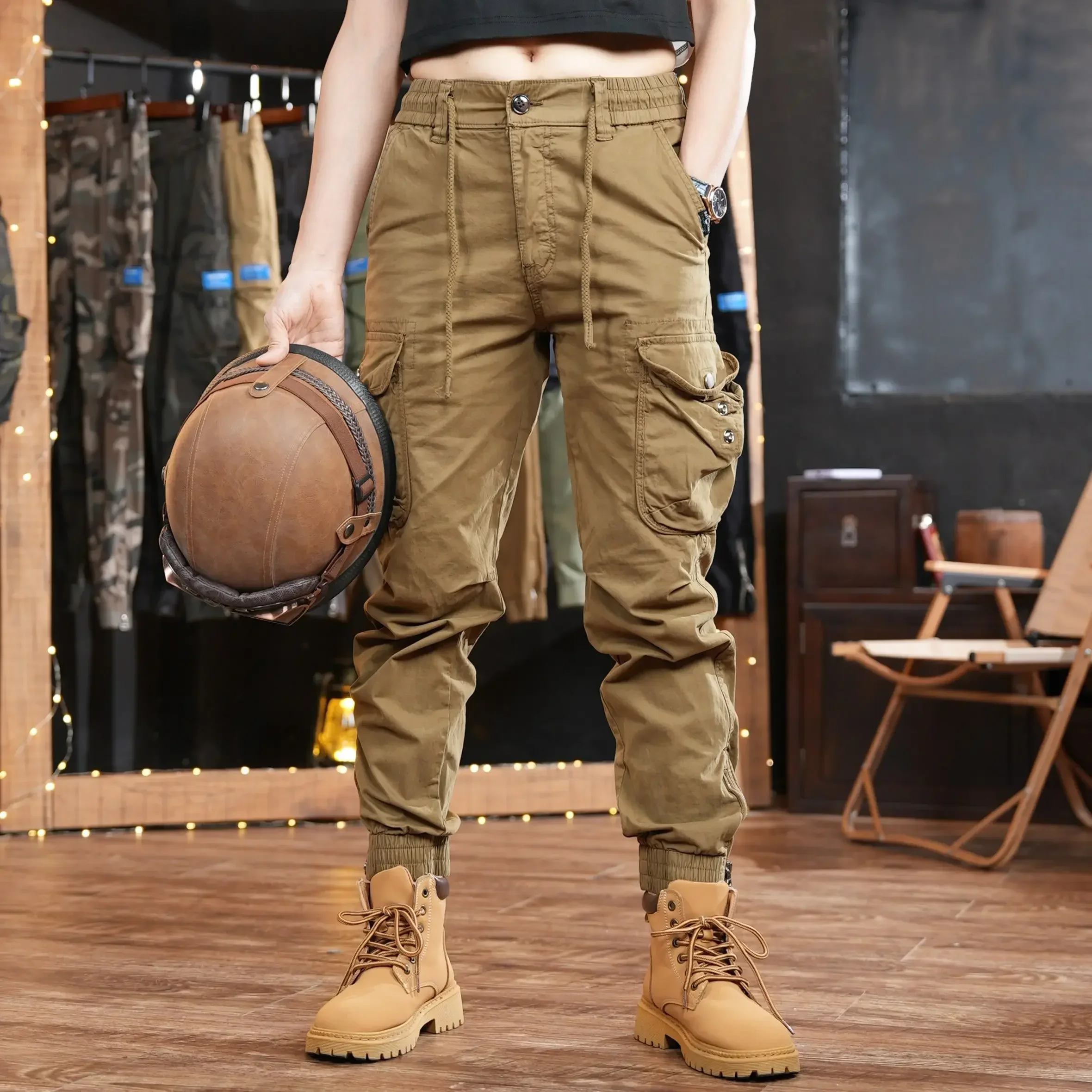 Cargo Jogger Pants - Multi Pocket Outdoor-Hose Mann Cargohose für