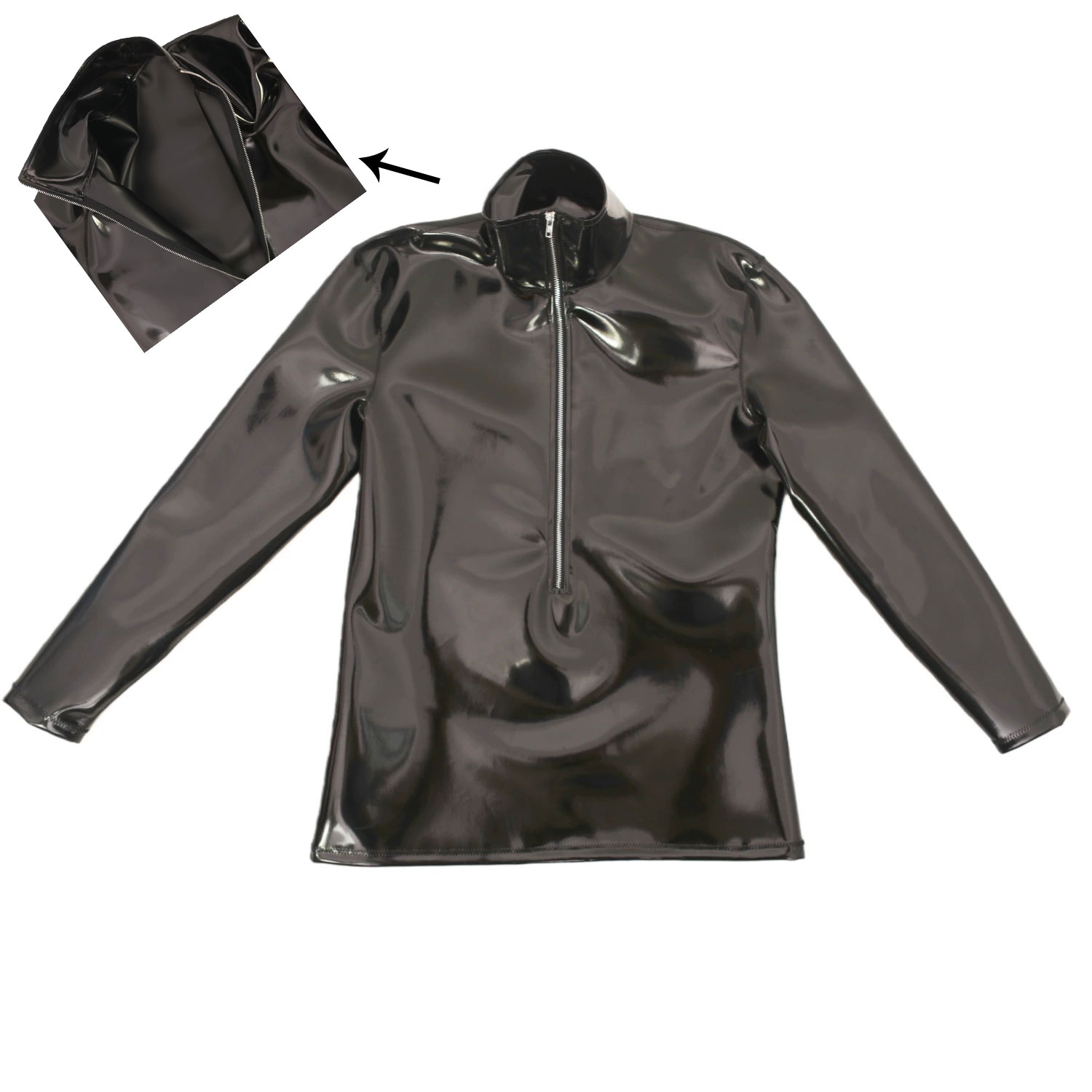 Neue Mode Tuch Latex männer T- – Men'S Tops Fashion Bewertung und Preis