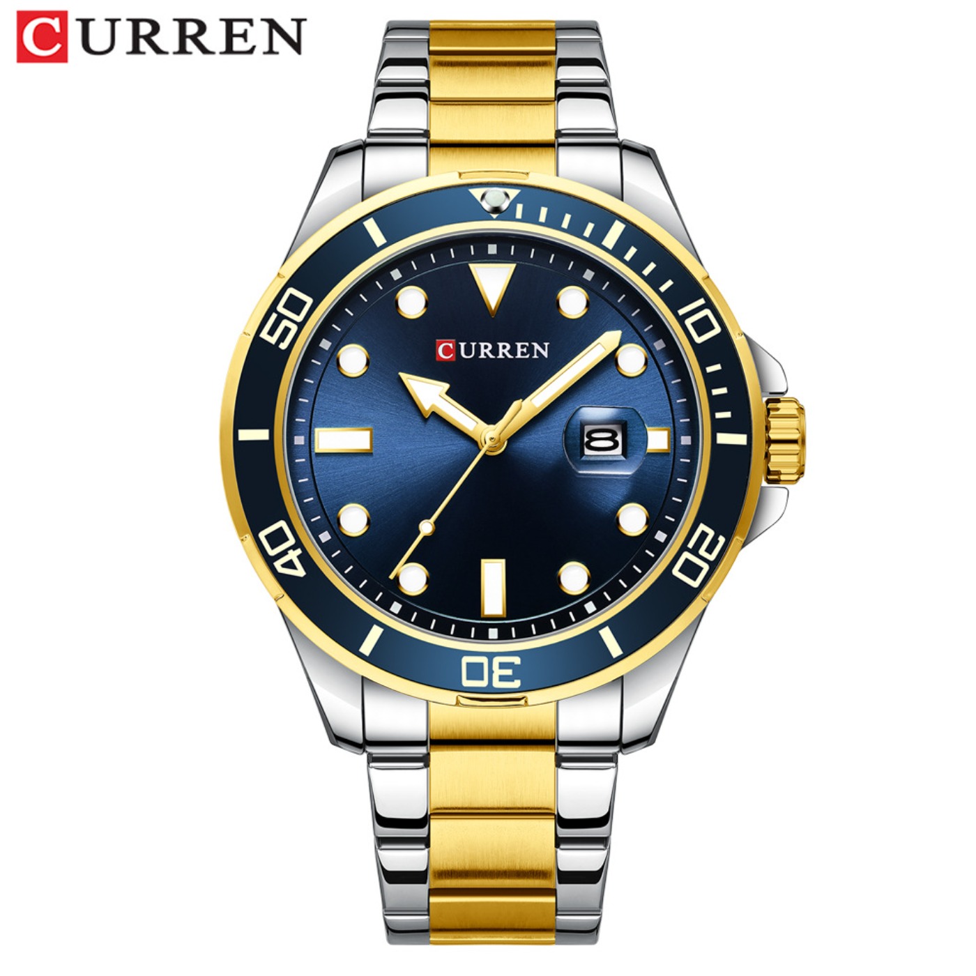 CURREN Neue Green Water Ghost  – Fashion Mens Watches Bewertung und Preis