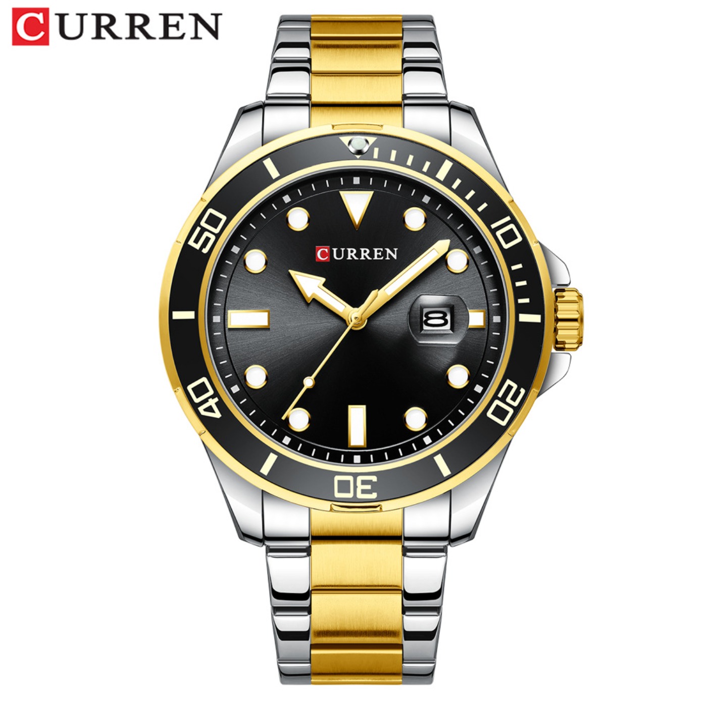 CURREN Neue Green Water Ghost  – Fashion Mens Watches Bewertung und Preis