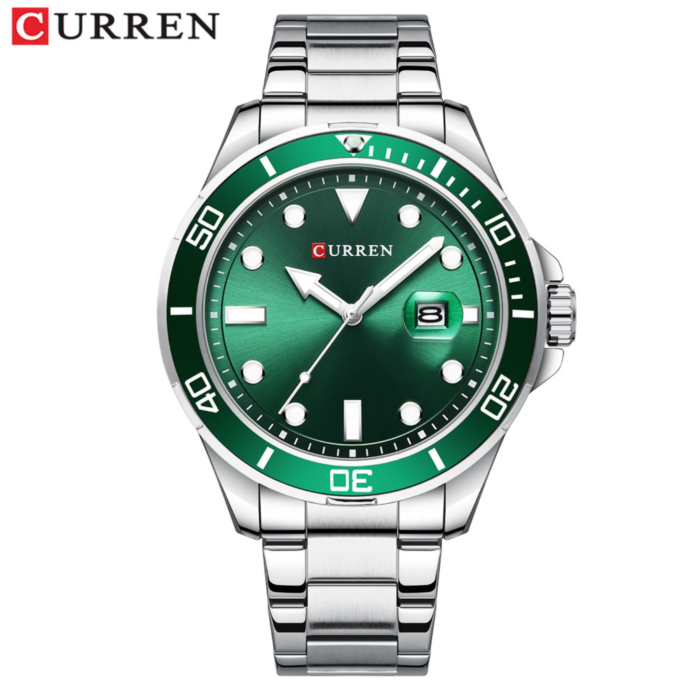 CURREN Neue Green Water Ghost  – Fashion Mens Watches Bewertung und Preis