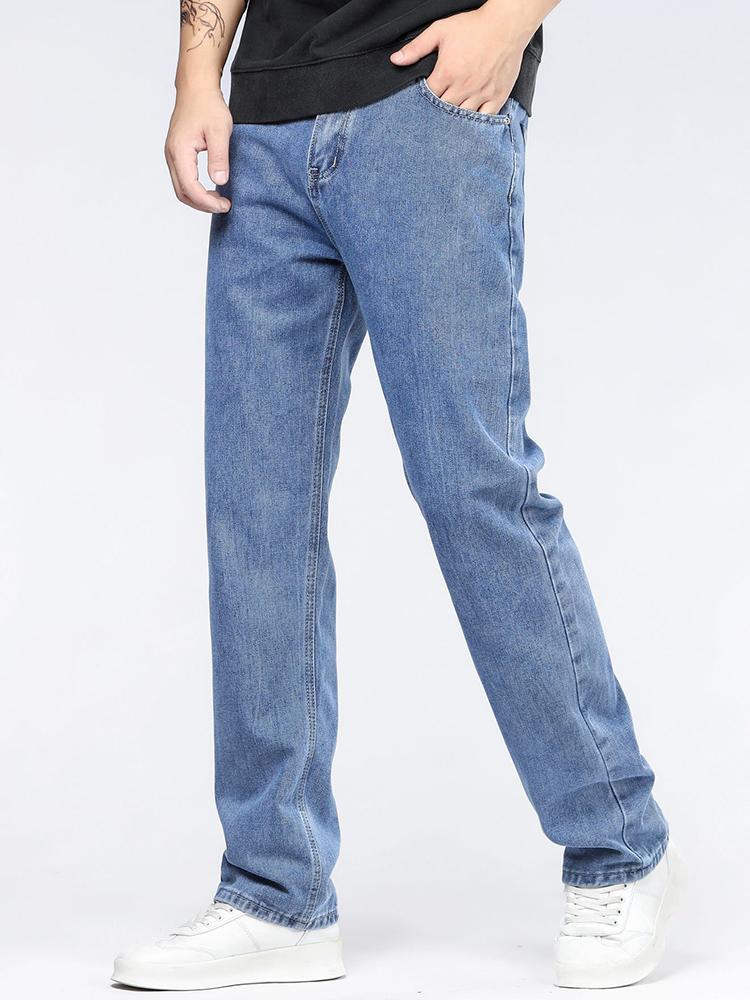 Herren Koreanische Mode Baggy  – Men'S Fashion Grey Jeans Bewertung und Preis