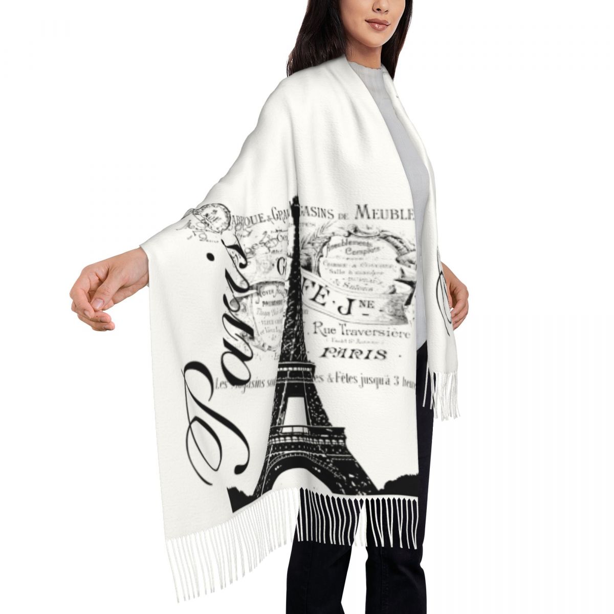 Individuell bedruckter Vintage – Paris Fashion Men Bewertung und Preis