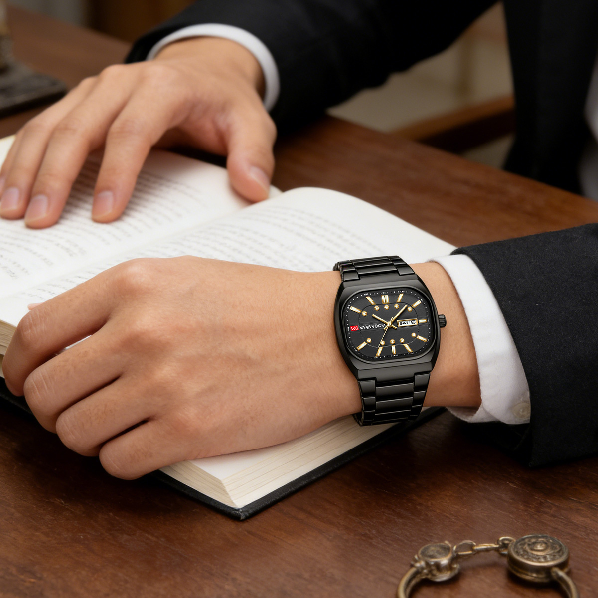 Quadratische Neue Einzigartige – Fashion Mens Watches Bewertung und Preis