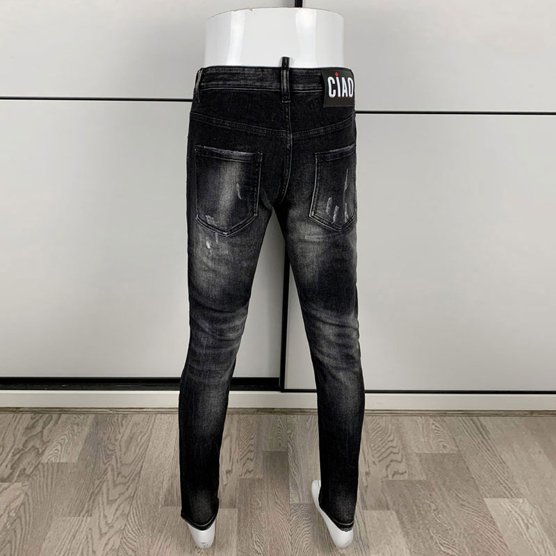 Street Fashion männer Enge Sch – Men'S Fashion Grey Jeans Bewertung und Preis