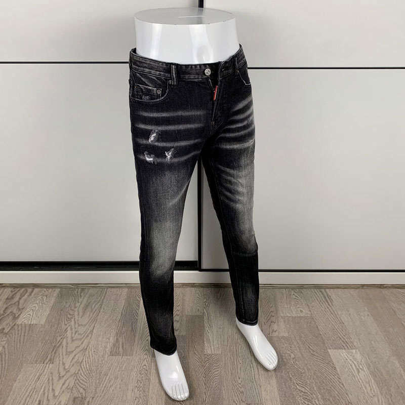 Street Fashion männer Enge Sch – Men'S Fashion Grey Jeans Bewertung und Preis