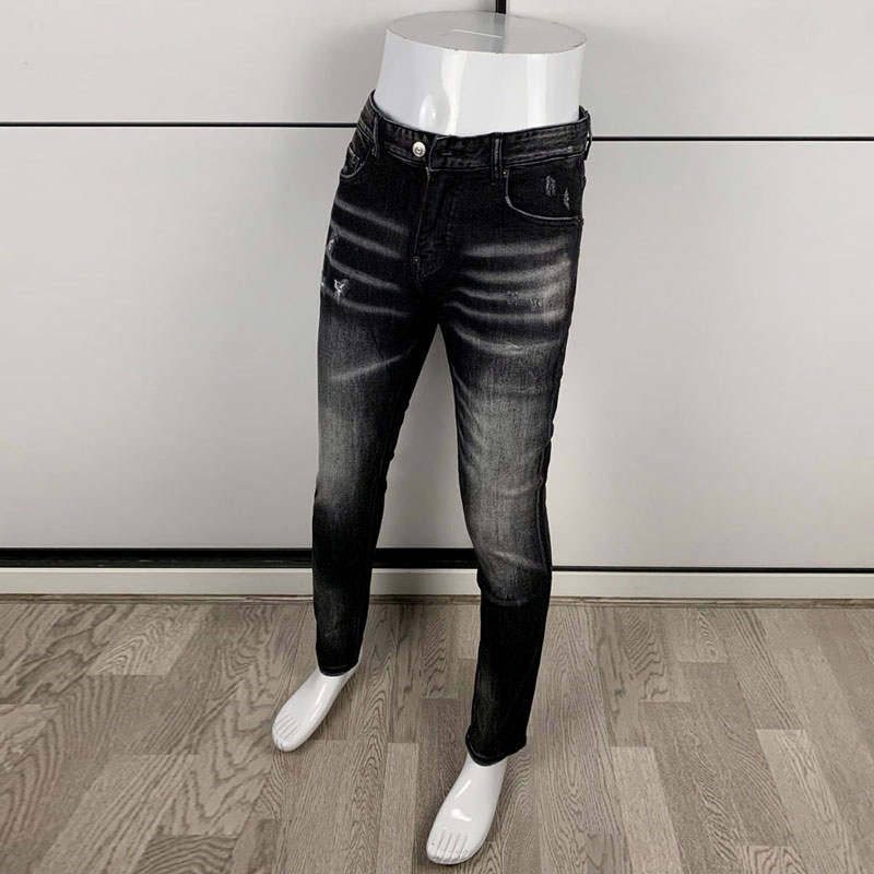 Street Fashion männer Enge Sch – Men'S Fashion Grey Jeans Bewertung und Preis