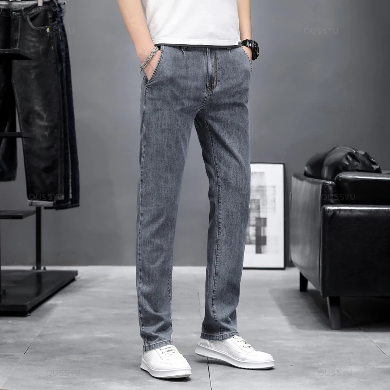 Herbstliche Stretch-Skinny-Jea – Men'S Fashion Grey Jeans Bewertung und Preis