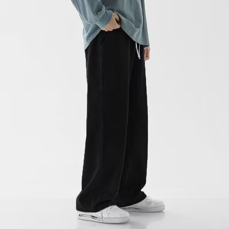 Koreanischer Streetwear-Stil,  – Men'S Fashion Grey Jeans Bewertung und Preis