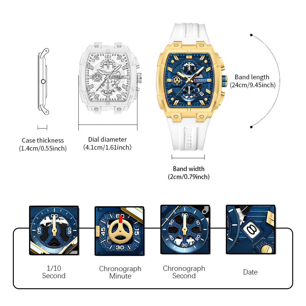 CURREN Luxus-Vintage-Uhr für H – Fashion Mens Watches Bewertung und Preis