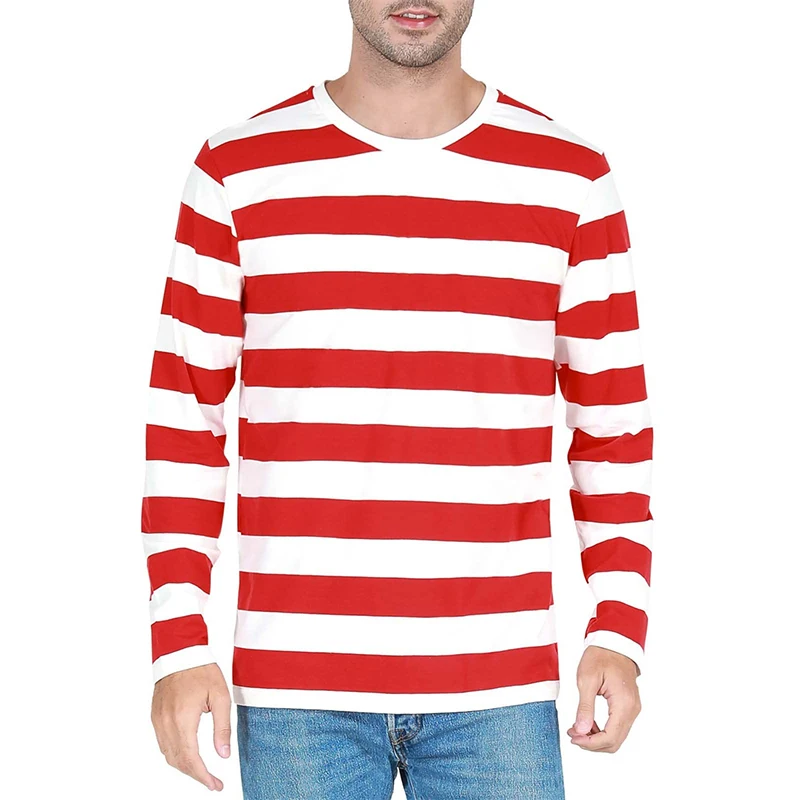 Kontraststreifen 3D-Druck Herr – Men'S Fashion Oversized T Shirt Bewertung und Preis