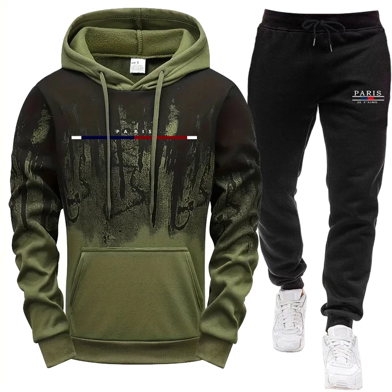 Herren-Set/Hoodie/Hose Herbst  – Paris Fashion Men Bewertung und Preis