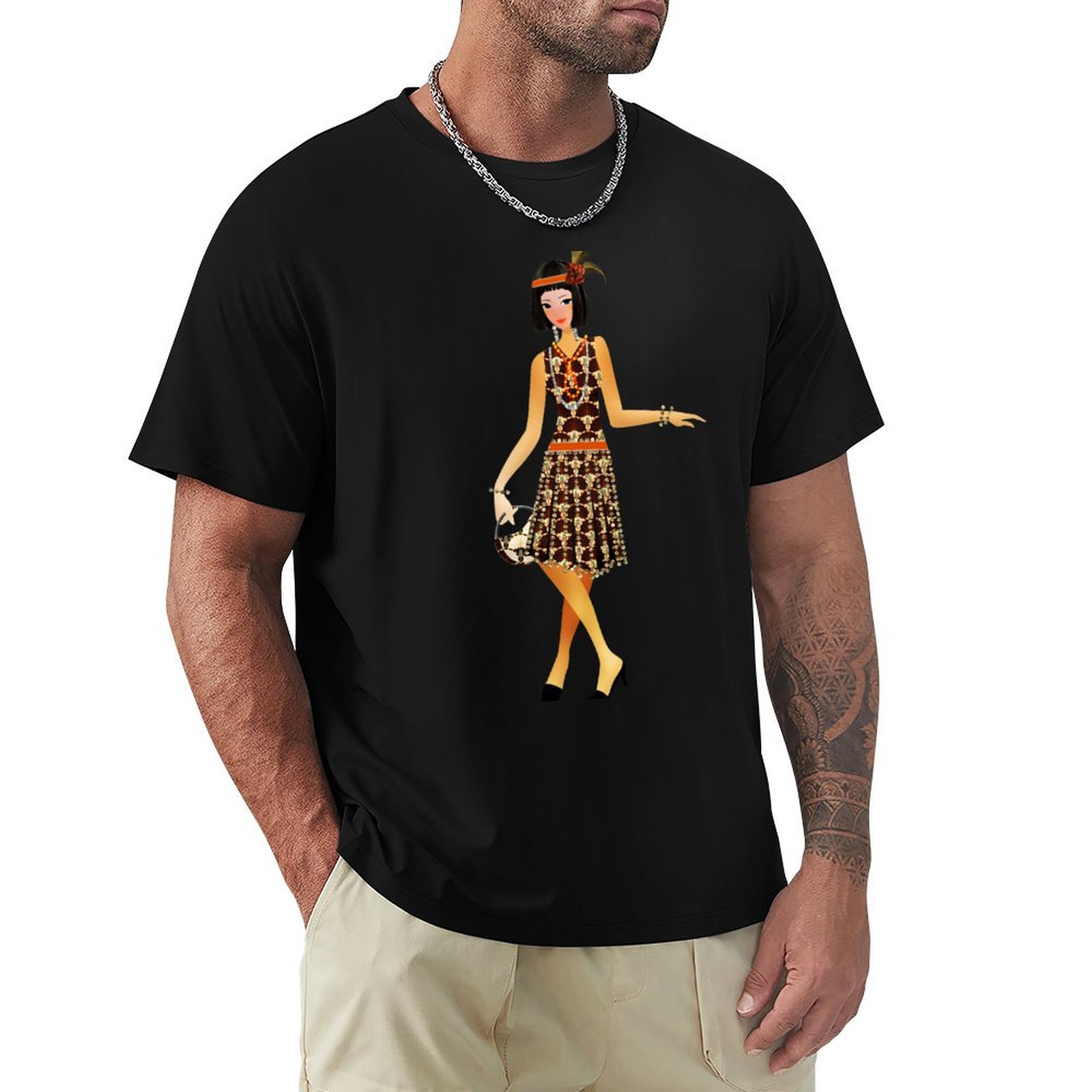 Gatsby Flapper – Retro-T-Shirt – Mens Fashion In The 1920S Bewertung und Preis