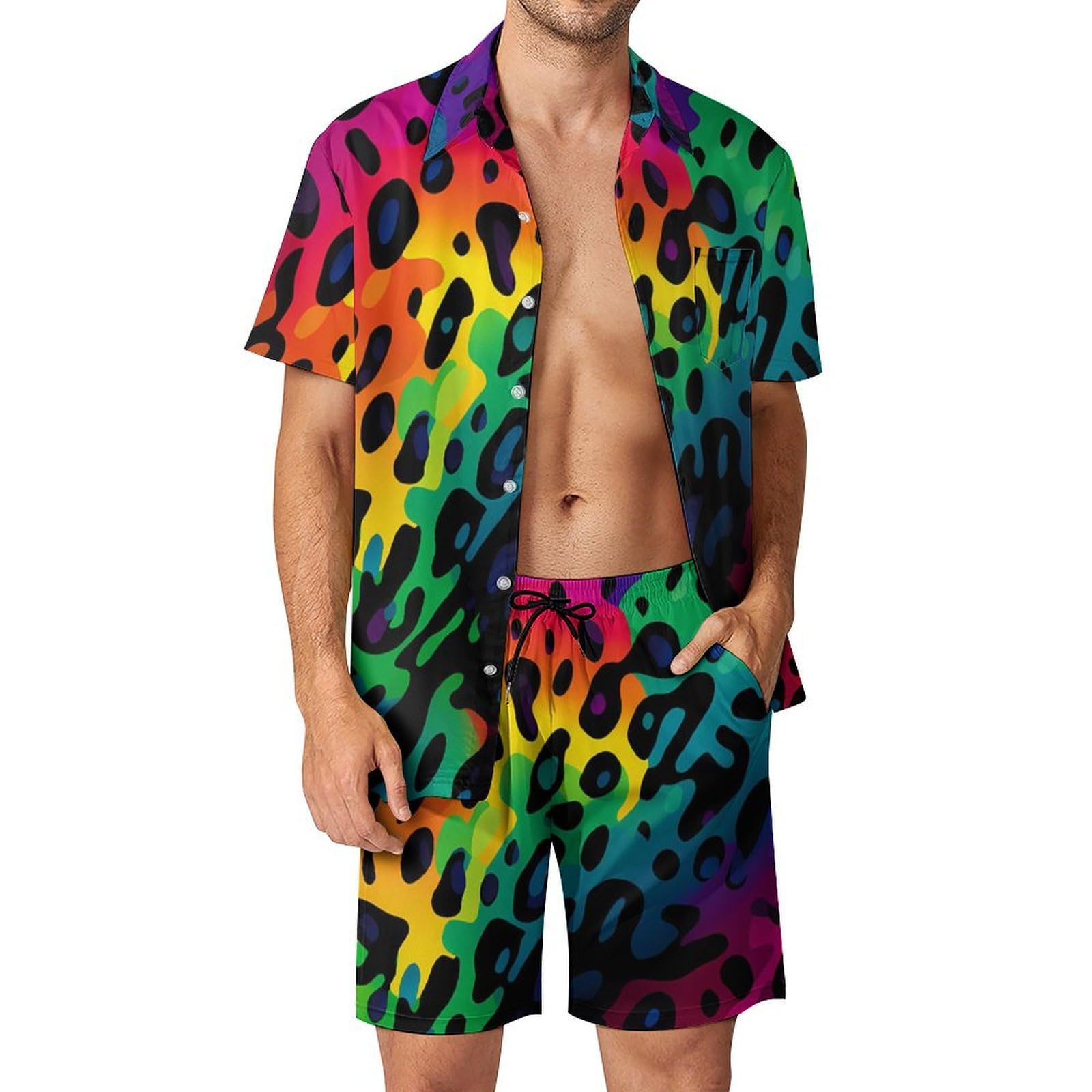 Sommer Unregelmäßiger Geometri – Mens Fashion Ideas Bewertung und Preis