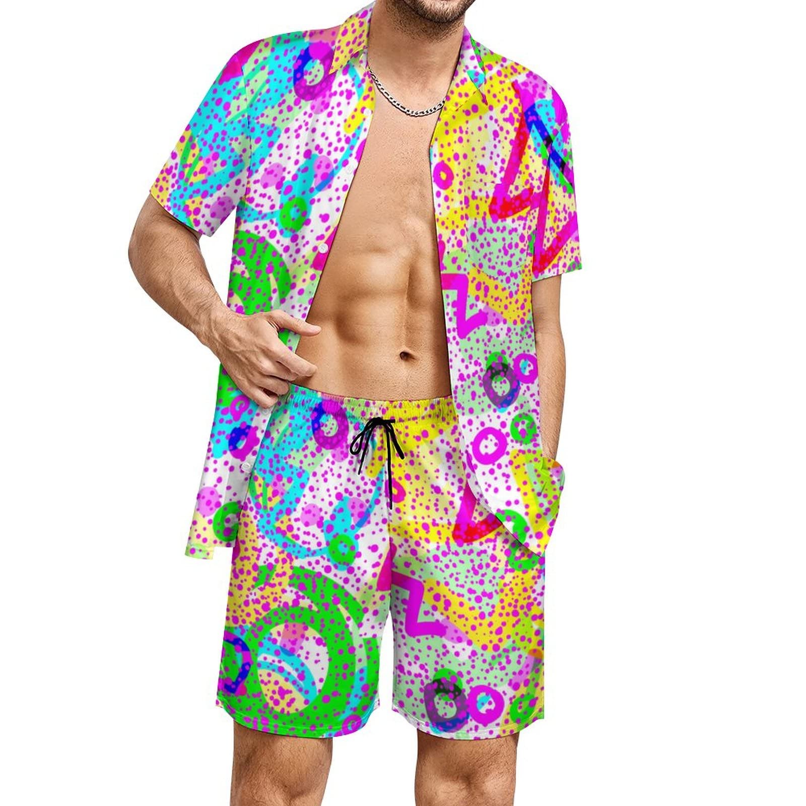 Sommer Unregelmäßiger Geometri – Mens Fashion Ideas Bewertung und Preis