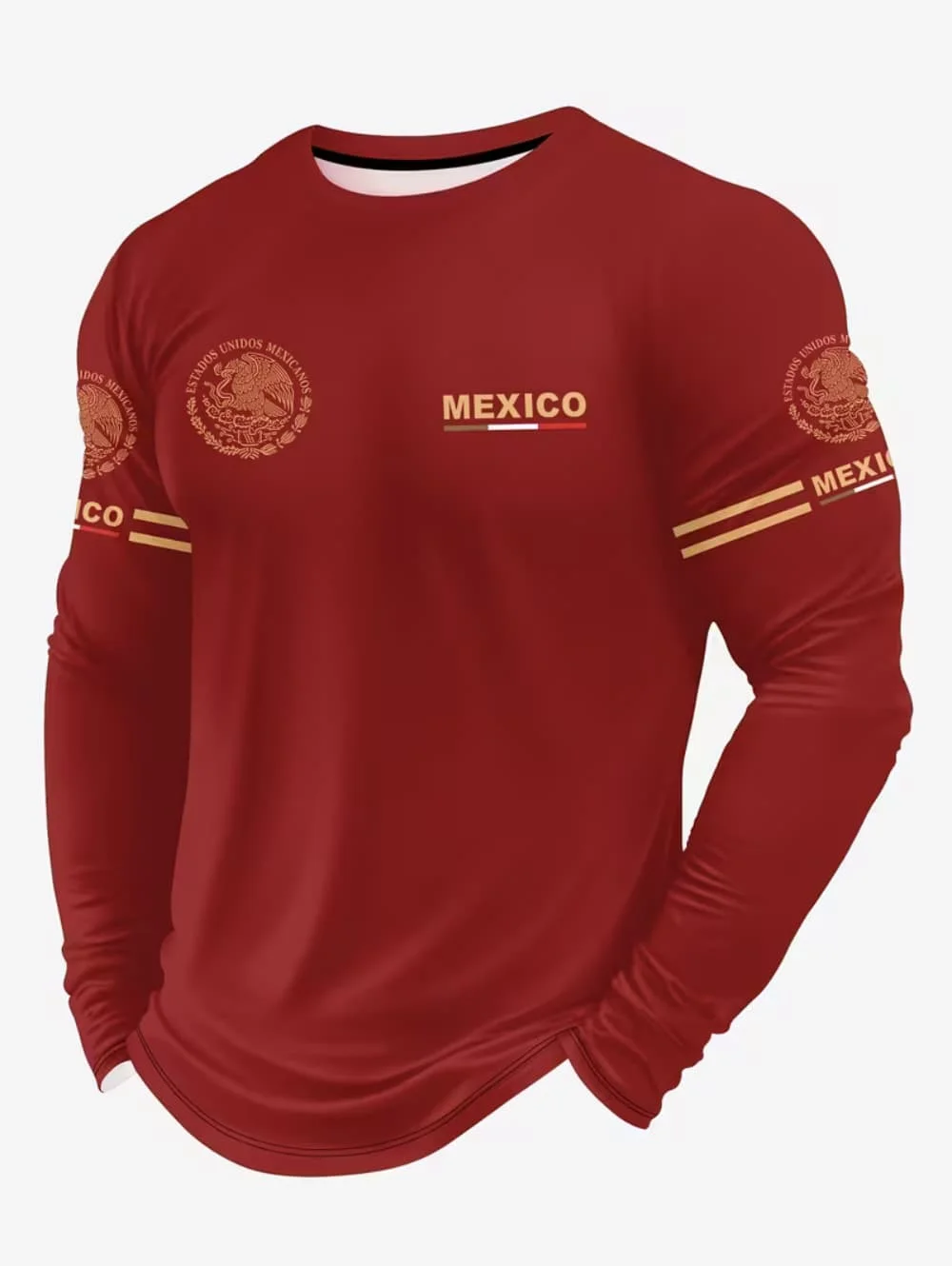 Herren-T-Shirt mit Mexiko-Adle – Men'S Tops Fashion Bewertung und Preis
