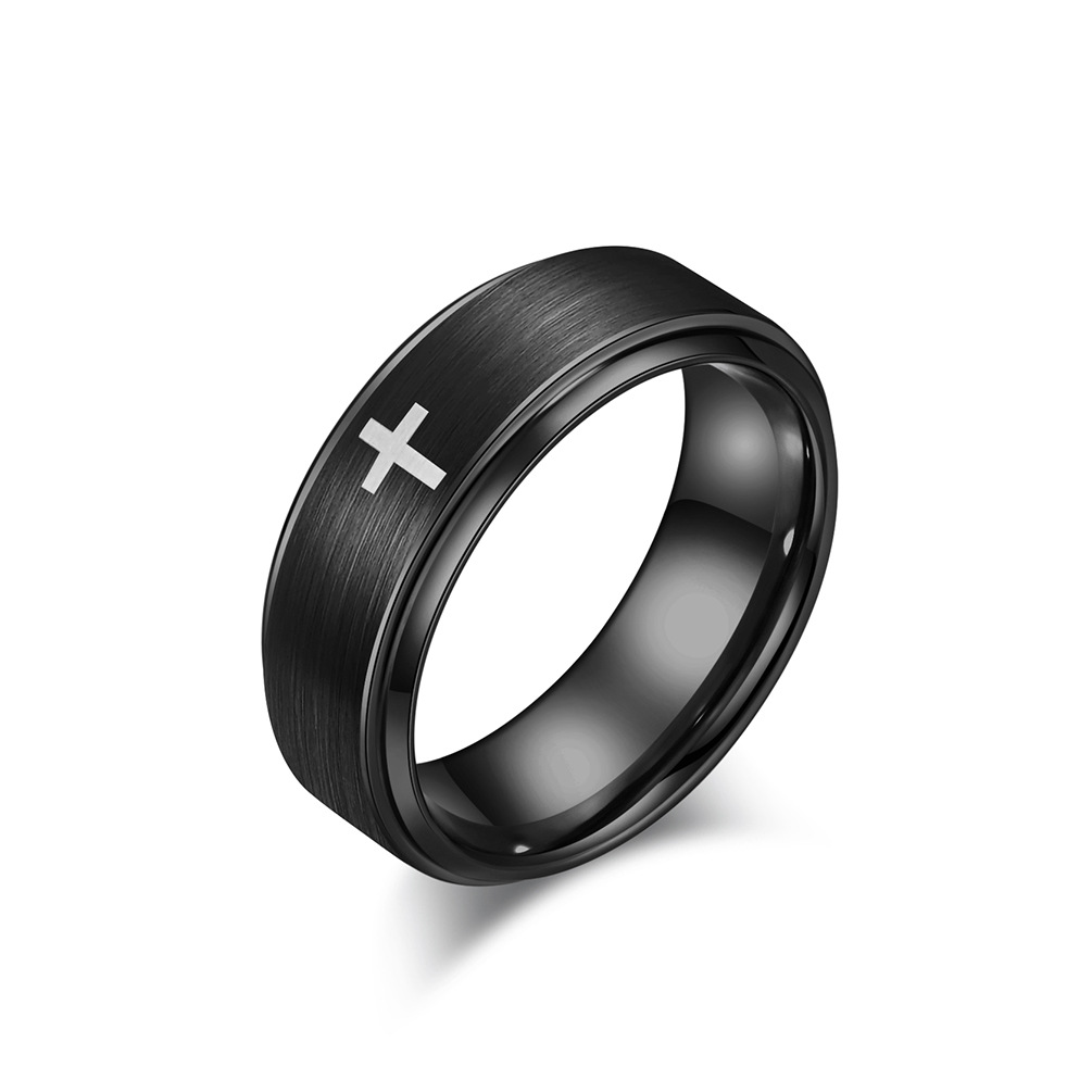 8 mm Kreuzring für Männer, Wol – Men'S Fashion Easter Bewertung und Preis