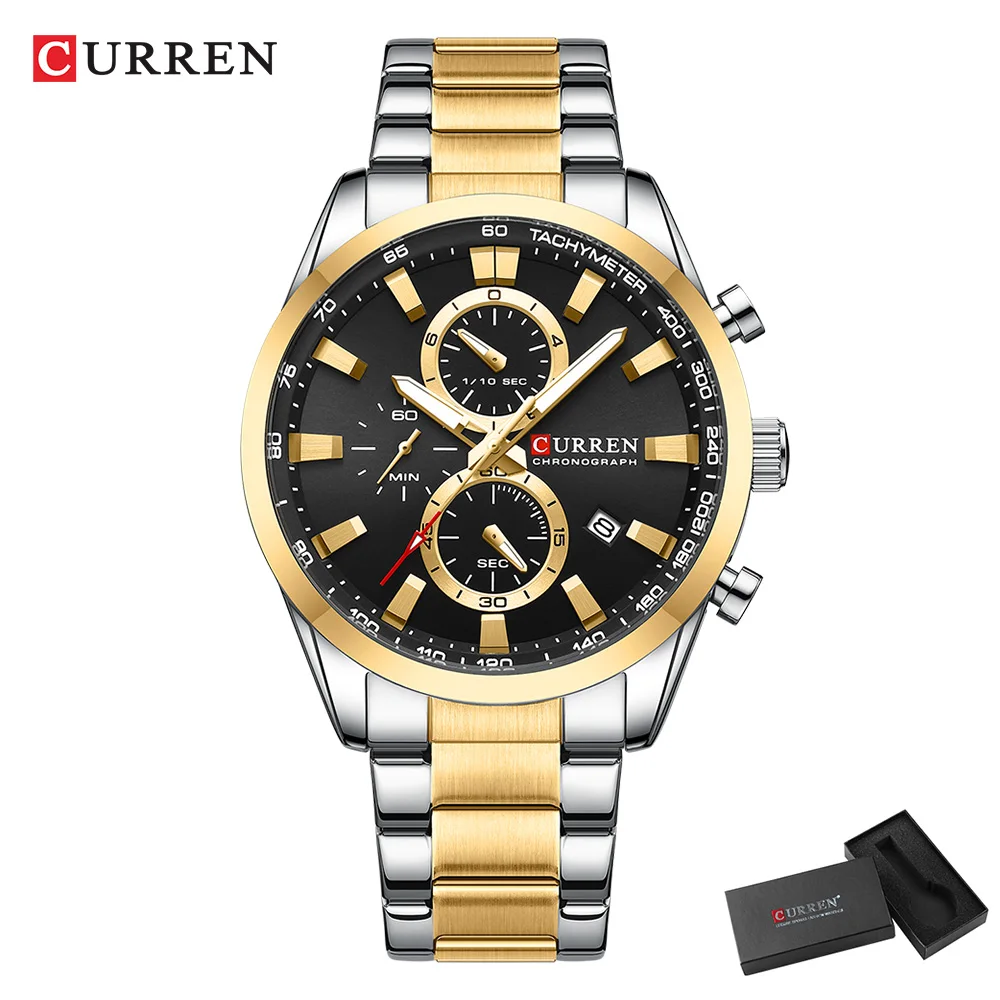 CURREN Casual Quarz Chrono Spo – Fashion Mens Watches Bewertung und Preis