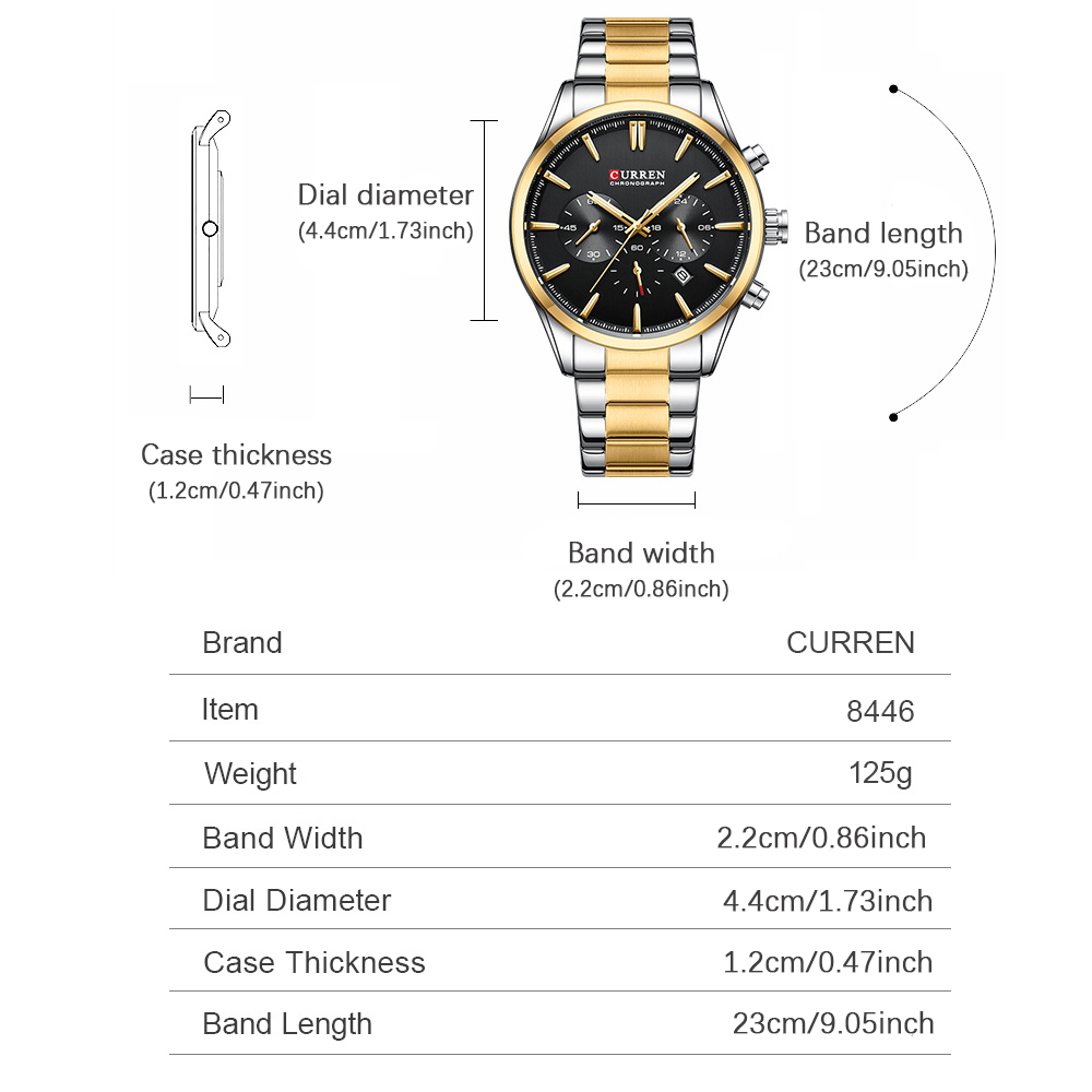 CURREN Casual Quarz Chrono Spo – Fashion Mens Watches Bewertung und Preis