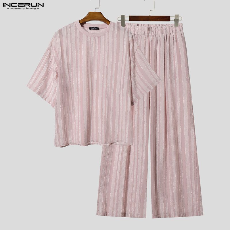 INCERUN Herren-Sets Gestreifte – Mens Fashion Ideas Bewertung und Preis
