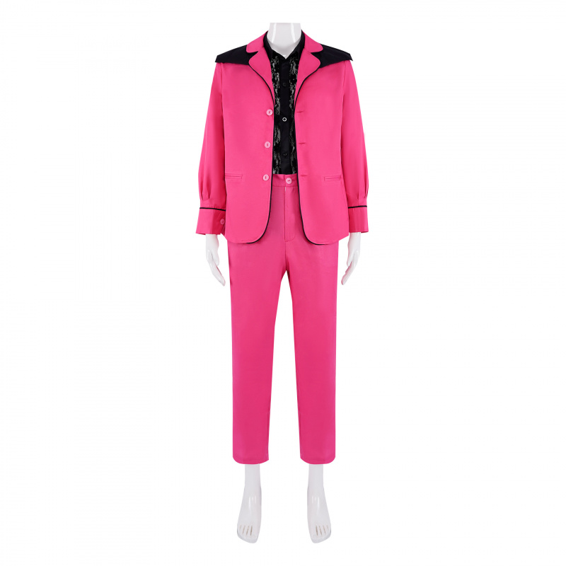 Film-Elvis-Presley-Kostüm Rosa – Mens Fashion Dress Shirts Bewertung und Preis