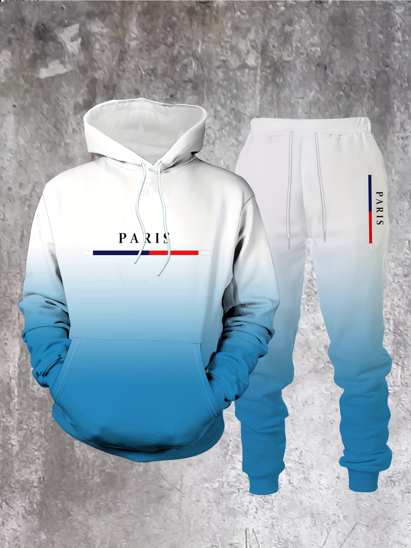 Farbverlauf Paris Trainingsanz – Paris Fashion Men Bewertung und Preis