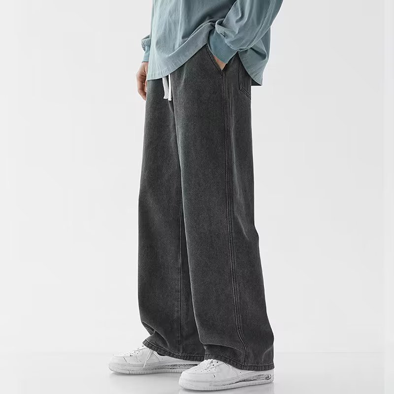 Koreanische Mode Herren Baggy  – Men'S Fashion Grey Jeans Bewertung und Preis