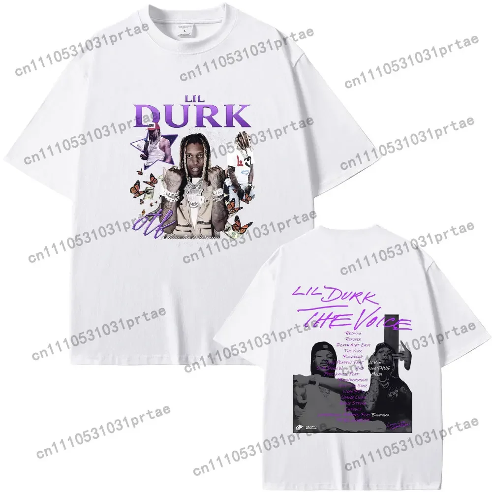 Rapper Lil Durk Hip-Hop Mode V – Men'S Fashion Oversized T Shirt Bewertung und Preis