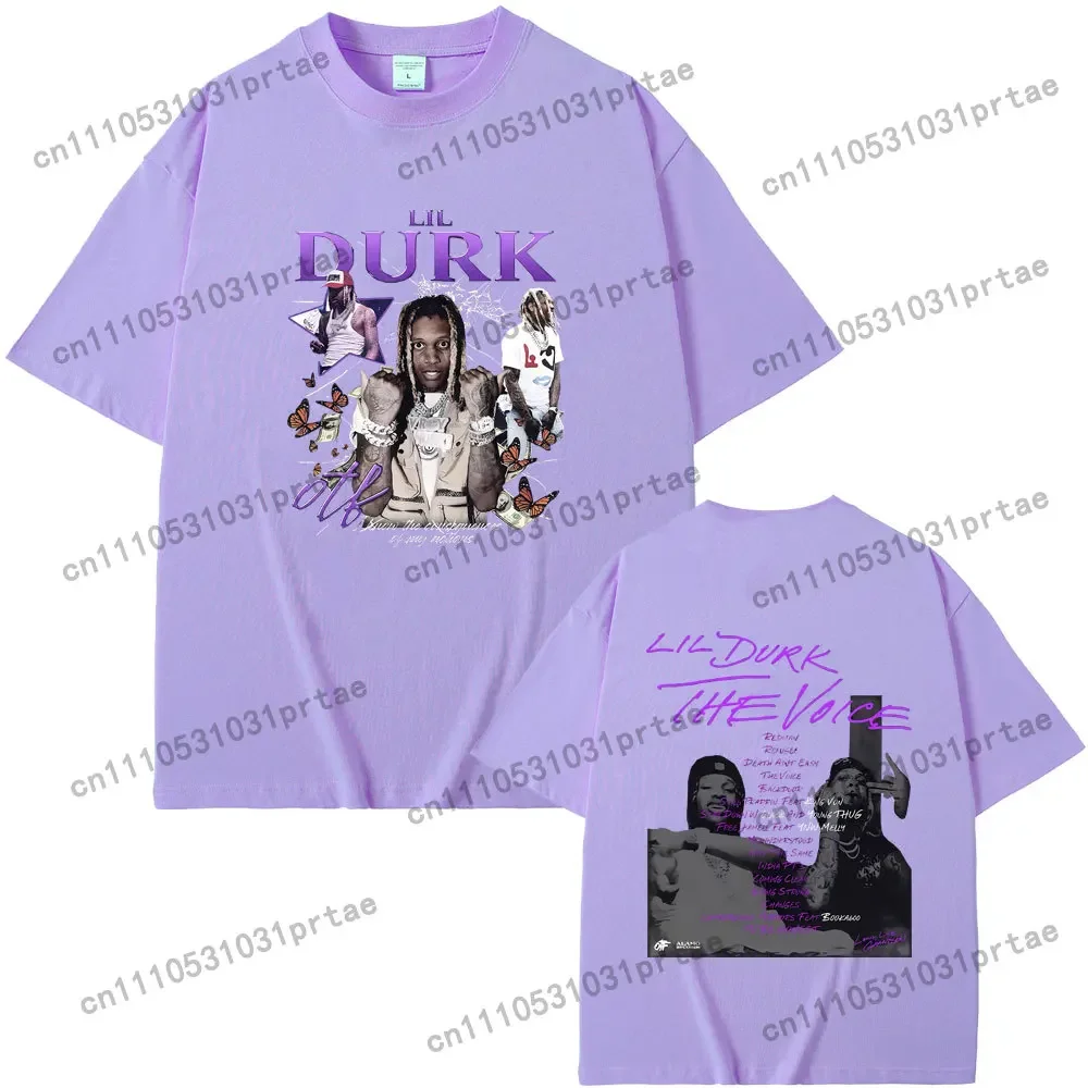 Rapper Lil Durk Hip-Hop Mode V – Men'S Fashion Oversized T Shirt Bewertung und Preis