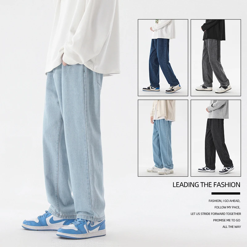 Neue Koreanische Mode Für Männ – Men'S Fashion Grey Jeans Bewertung und Preis