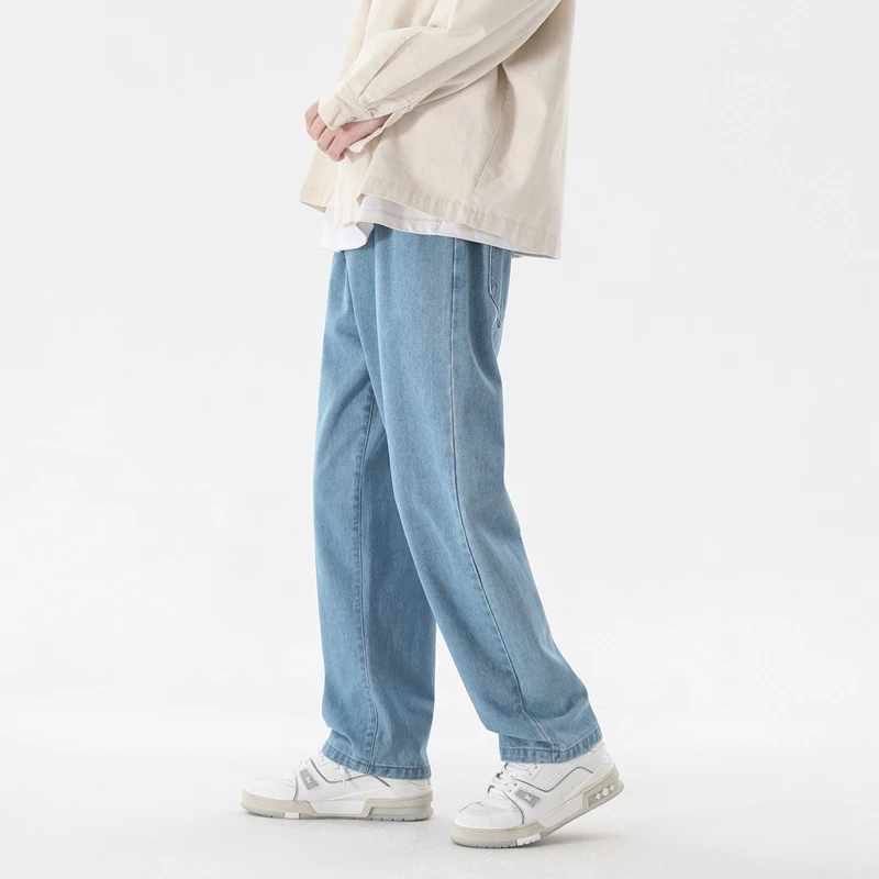 Neue Koreanische Mode Für Männ – Men'S Fashion Grey Jeans Bewertung und Preis